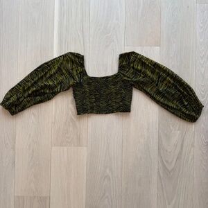 Cameron Top in Hunter Zebra